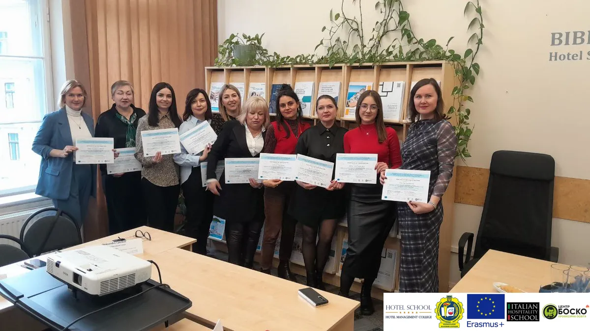 Участь викладачів та майстрів виробничого навчання Волинського фахового коледжу НУХТ у міжнародному семінарі «Зелені навички для подвійного переходу: впровадження ESDGC в навчальній програмі та освітньому процесі»